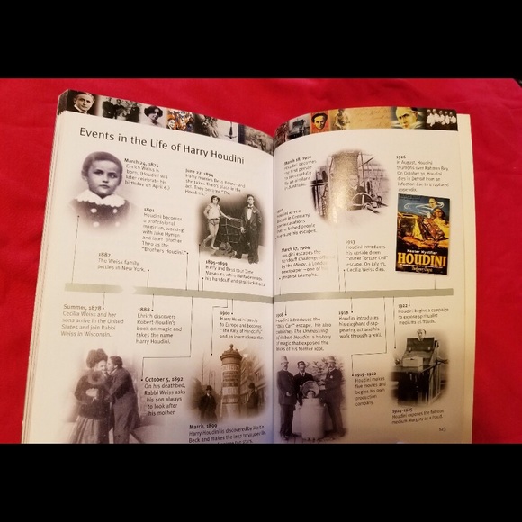 Harry Houdini famous magician Biography Book - Picture 3 of 5